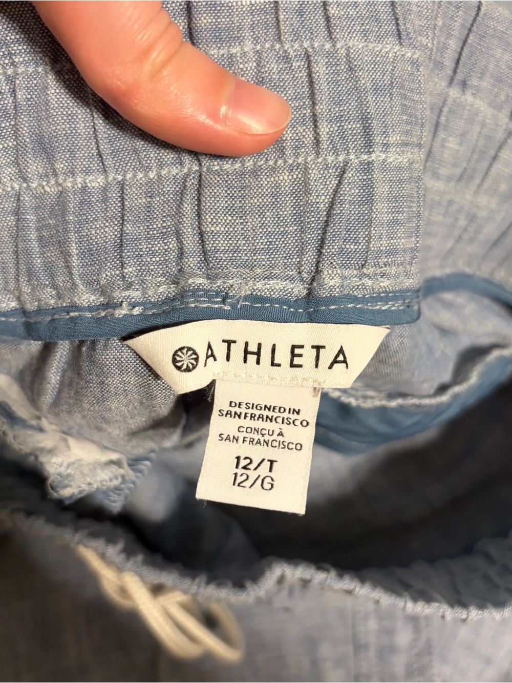 Athleta Linen Jogger - Picture 2 of 2